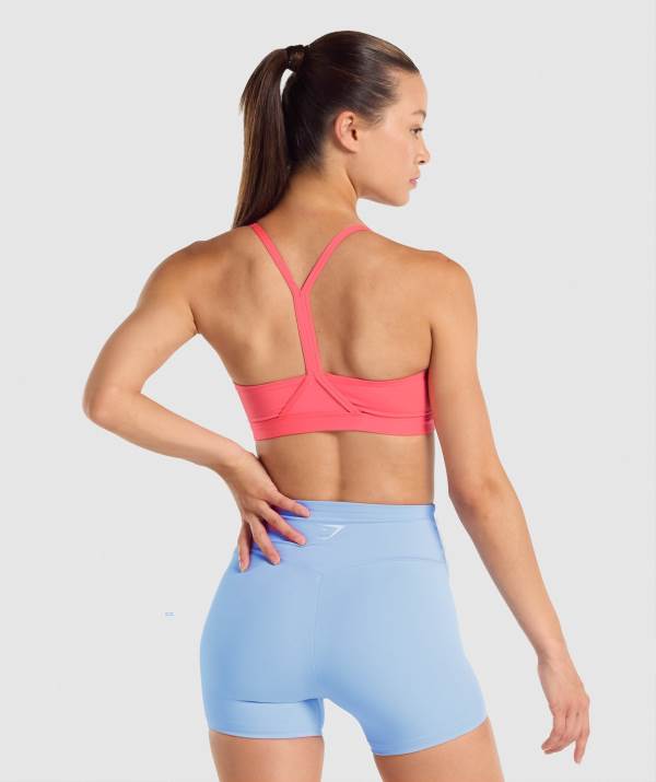 Damske Športové Podprsenky Gymshark V Neck Ruzove | AG5629071